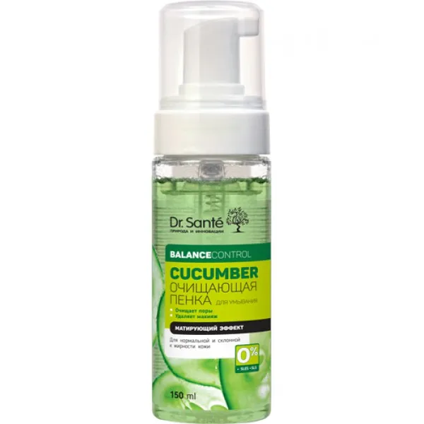 Dr.Sante Пенка для умывания Cucumber Balance Control 150 мл - image 1