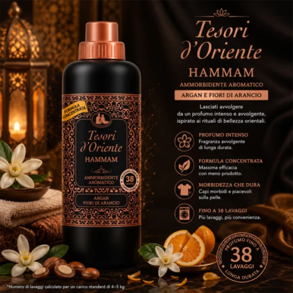 Кондиционер для стирки Tesori d'Oriente 760 мл Hammam - image 2