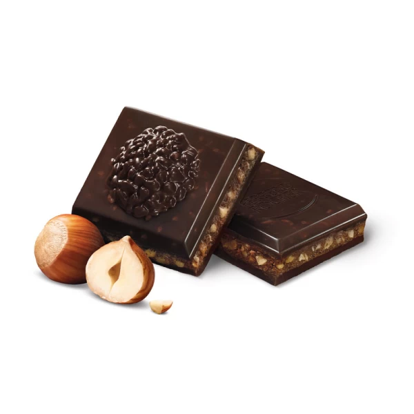 Ferrero Rocher Шиколад чёрнное с орехами 90г - image 2