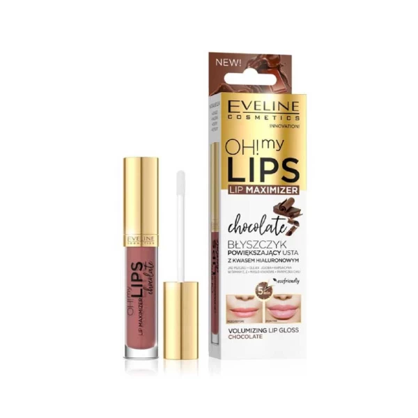 Eveline Luciu pentru marirea buzelor EV Oh! My lips Chocolate 4,5 ml - image 1