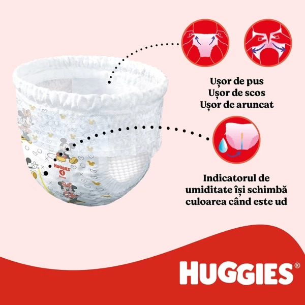 Huggies Little Movers подгузники-трусики №3, 7-11 кг, для девочек, 58 шт - image 6
