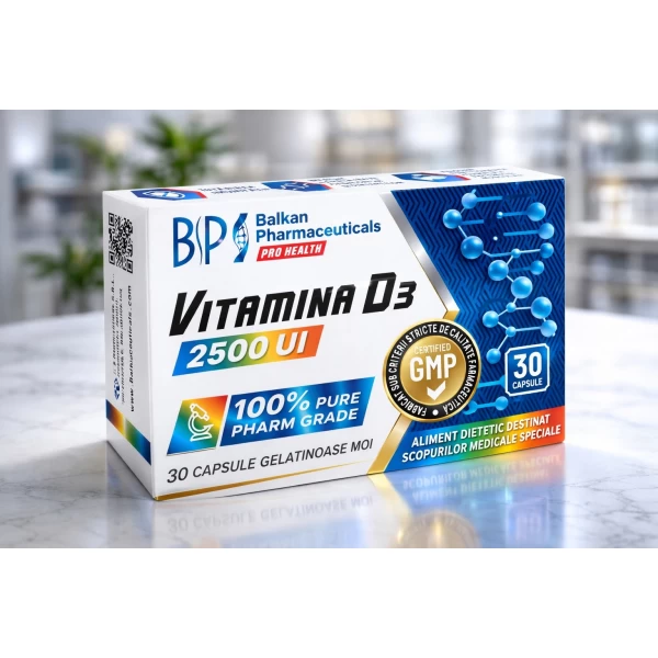 BP Vitamina Vitamin D3 2500UI, 30 capsule - image 2