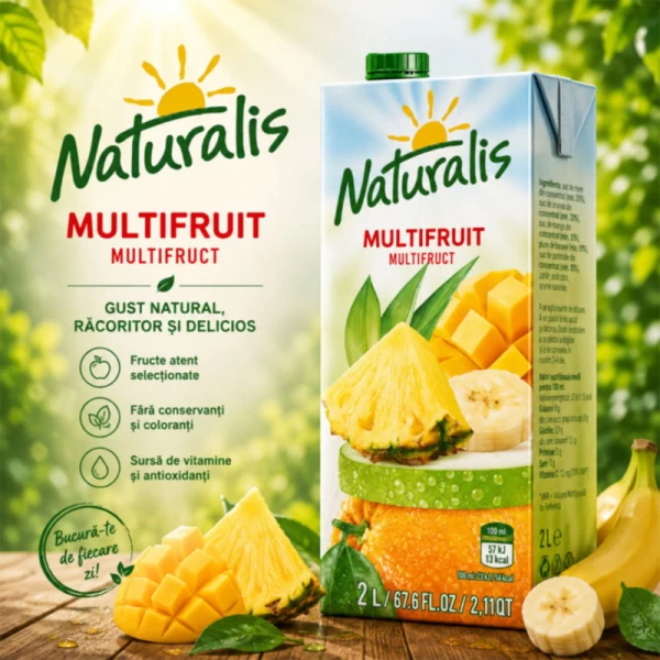 Naturalis Мультифруктовый нектар 2000 мл - image 2