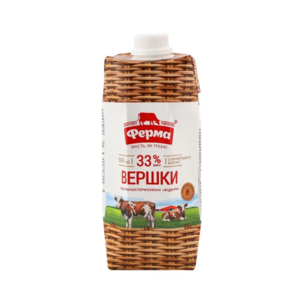Ferma Smantana dulce de consum 33% UHT 500 gr - image 1