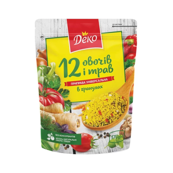 Deko Специи 12 овощей и трав в гранулах 170 г - image 1