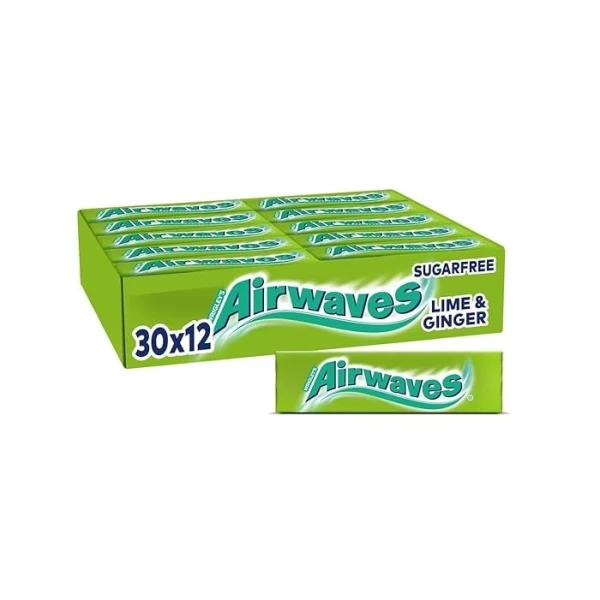 Airwaves guma de mestecat Lime Ginger 14g - image 4