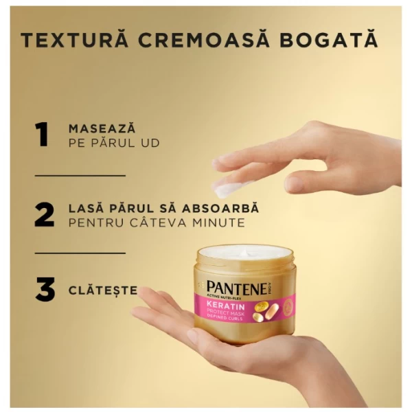 Pantene Маска для волос Curls Keratin Protect 300 мл - image 3
