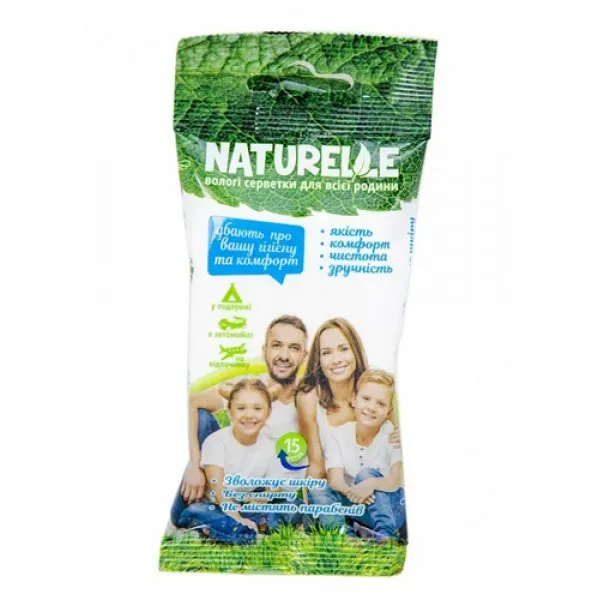 Naturelle Servetele umede 15 buc Universal - image 1