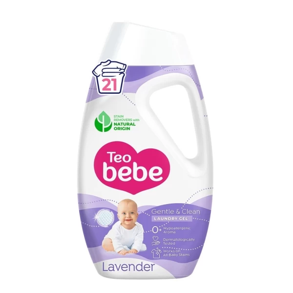 Teo Bebe Жидкое моющее средство Gentle & Clean 0.945л Лаванда - image 1