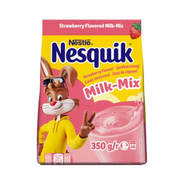 Nesquik Растворимый какао-напиток со вкусом клубники 350 г - image 1