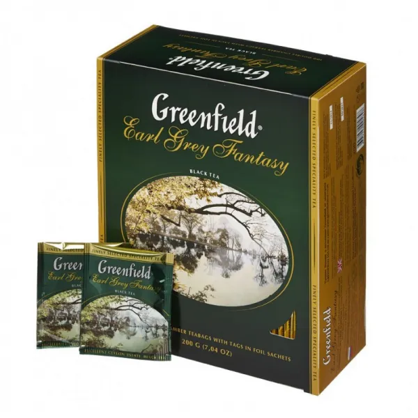 Greenfield Ceai Earl Grey Fantasy 100p х 2g - image 1