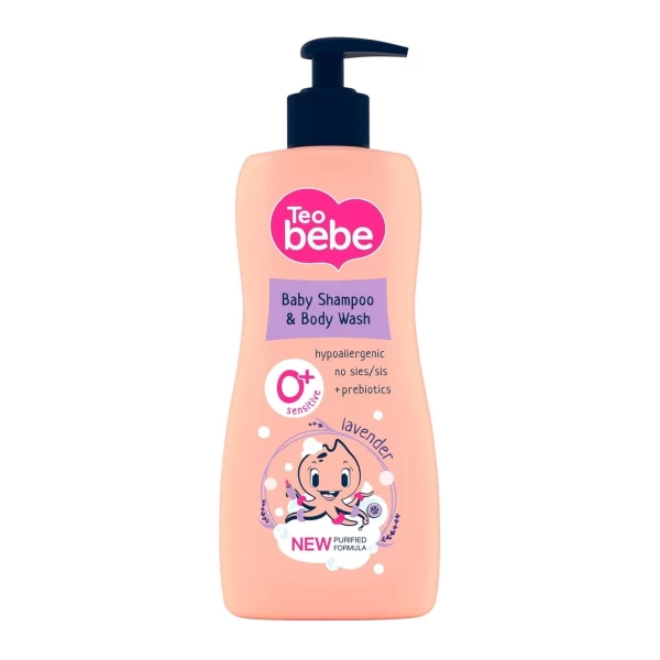 Teo Bebe sampon-gel de dus 400 ml Lavender - image 1