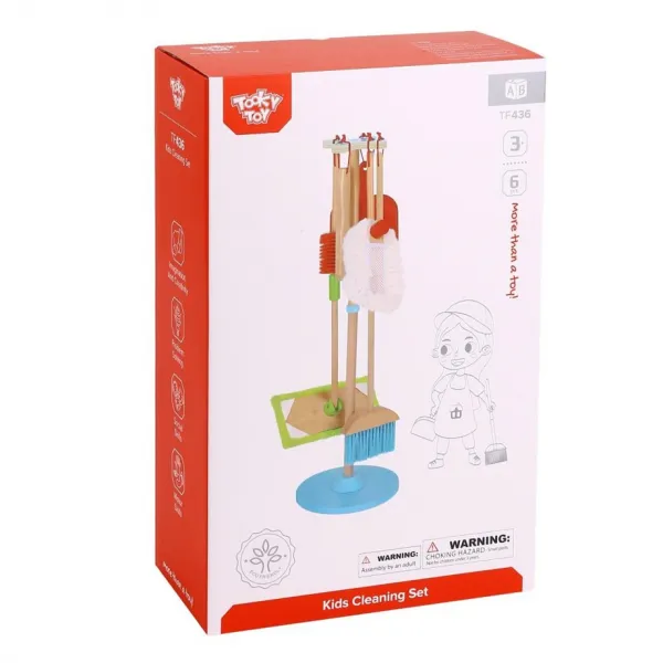 Jucarie set pentru curatenie din lemn TF436A - image 3