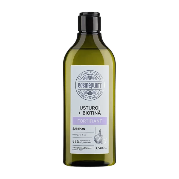 Cosmeplant Sampon Fortifiant, Biotina + Usturoi 400 ml - image 1