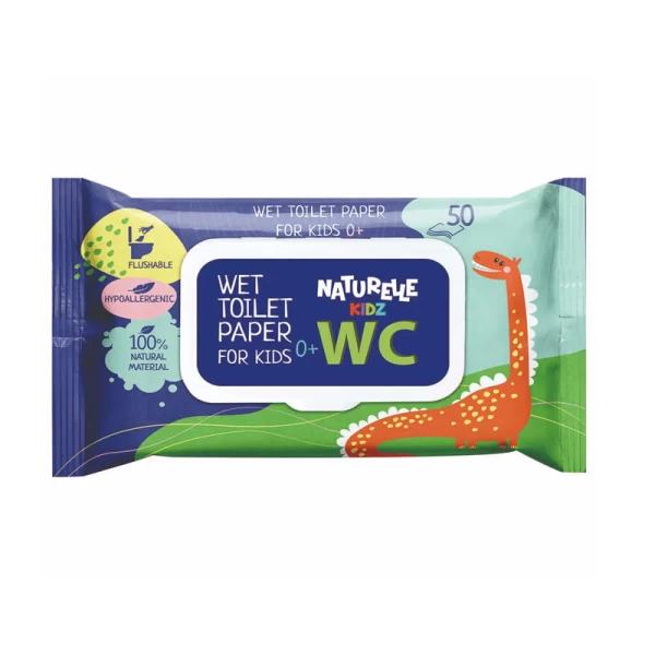 Naturelle Hirtie igienice umede Kids 50 buc - image 1