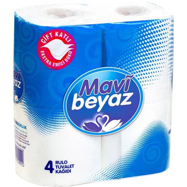 Mavi Beyaz Туалетная бумага 4 рул 2 слоя - image 1