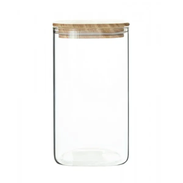 Borcan CARRE cu capac de lemn 1,9 L - image 1