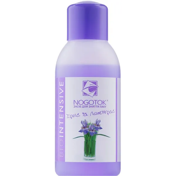 Nogotok Biointensive indepartarea lacului de unghii 100ml Iris și lemongrass - image 1