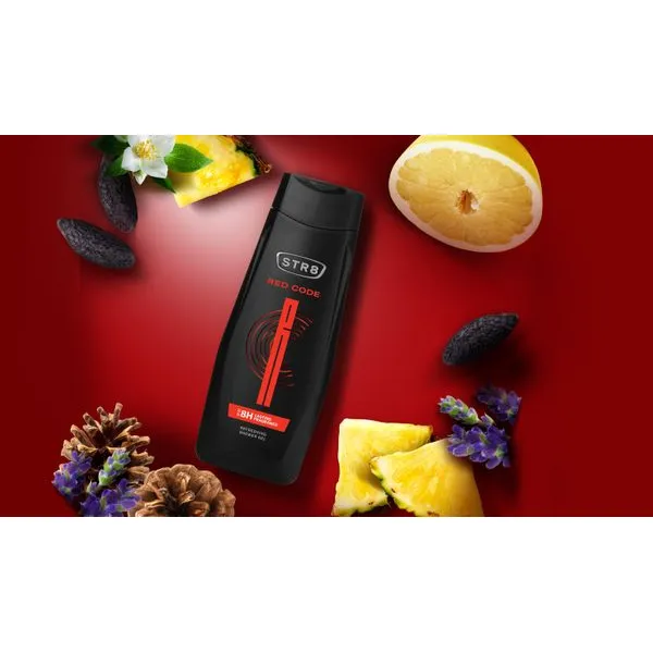 STR8 Gel de dus barbati 400ml Red Code - image 2