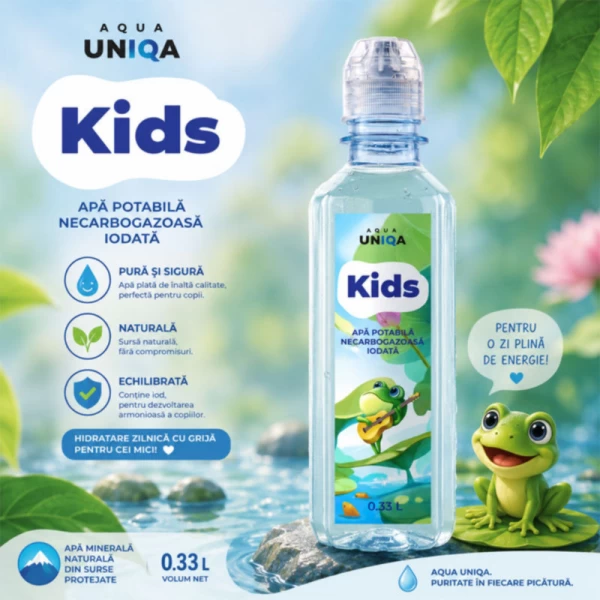 Aqua Uniqa kids Негазированная минеральная вода 0,33 л - image 2