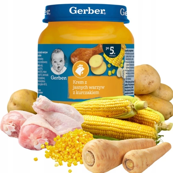 Gerber Piure de legume cu pui 125g - image 2