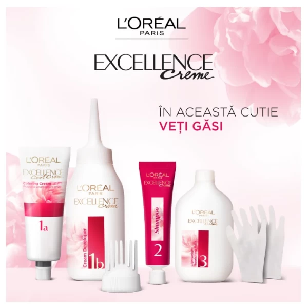 Excellence Vopsea de par 01 Blond Ultra Deschis Natural - image 8