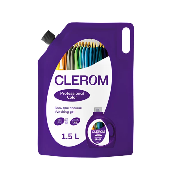 Clerom Detergent lichid Professional Color Doupack 1.5l - image 1