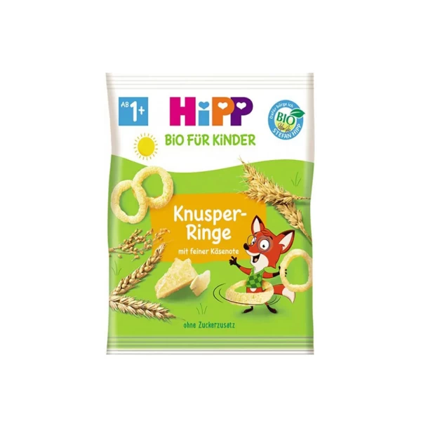 HiPP Органические хрустящие кольца с пармезаном 25 г - image 1