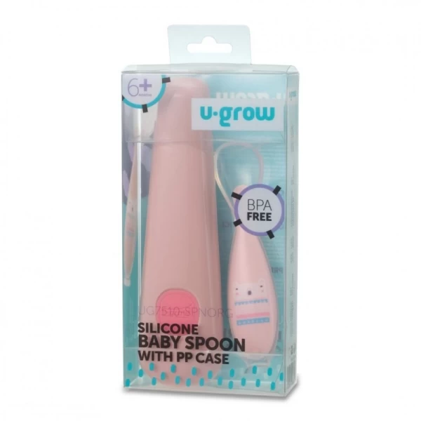 Lingurita din silicon cu suport, U-grow - image 1