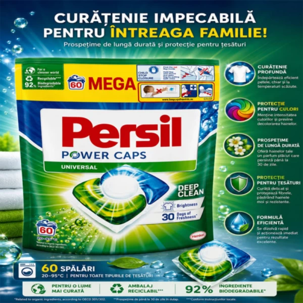 Persil Detergent capsule Power Universal 60 spalari - image 2