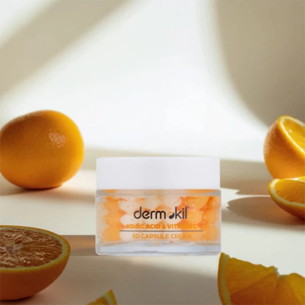 Dermokil Crema 3D cu capsule 50 ml Vitamina C - image 3