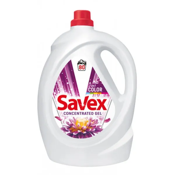 Savex Гель для стирки 4.4л 2in1 Colors - image 1