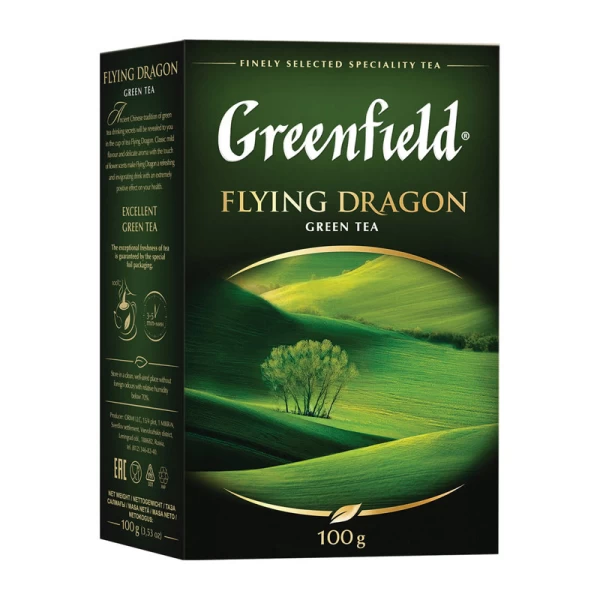 Greenfield Ceai verde Flying Dragon 100g - image 1