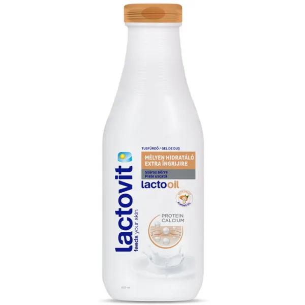 Lactovit Gel de Dus 600ml Lactooil - image 1
