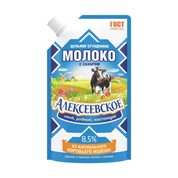 Alexeevskoe Lapte condensat cu zahar 8,5 % 270g - image 1