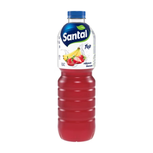 Santal Top Bautura de capsune si banane 6%, 1500 ml - image 1