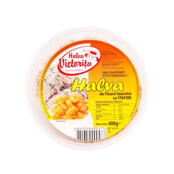 Victorita Halva de Floarea soarelui cu stafide 400 g - image 2
