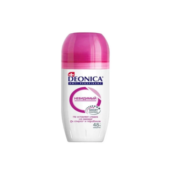 Deonica Deodorant roll-on 50ml Invizibil - image 1