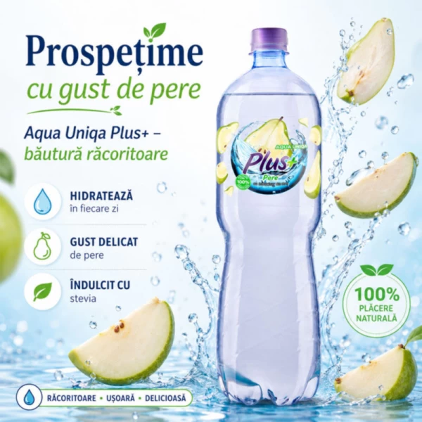 Aqua UnIQa Plus Bautura racoritoare Pere 1,5l - image 2
