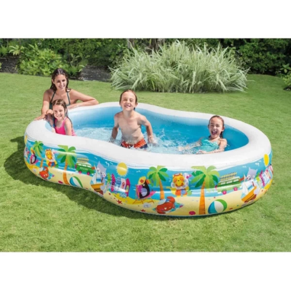 Piscină gonflabilă pentru copii Paradise Lagoon, 262×160×46 cm, 700 L, 3+ ani, Intex (56490) - image 2