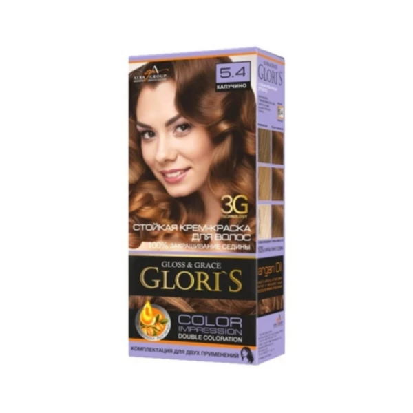 Glori's Vopsea de par 5.4 Cappuccino 50ml - image 1