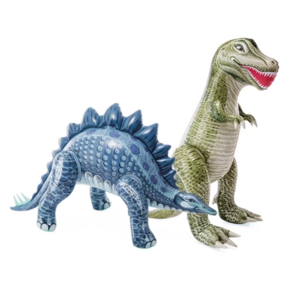 Dinozaur gonflabil – Tyrannosaurus / Stegosaurus, 2 modele, 3+ ani, Intex (48593) - image 2