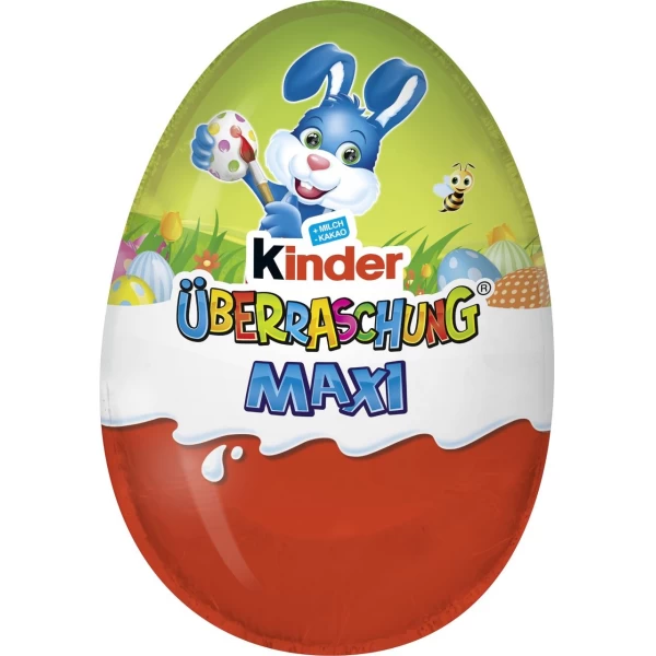 Яйцо шоколадное с Пасхальным сюрпризом Киндер Фигурка 100г - image 1