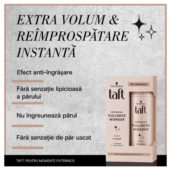 Taft Pudra pentru coafat Fullness Wonder 10 g - image 3