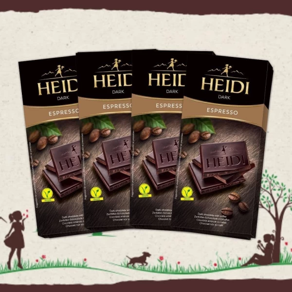 Heidi Dark Espresso Dark Chocolate 80g - image 2