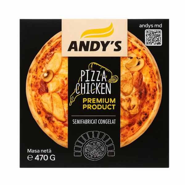 Andys Pizza Chicken 470г замороженная - image 1