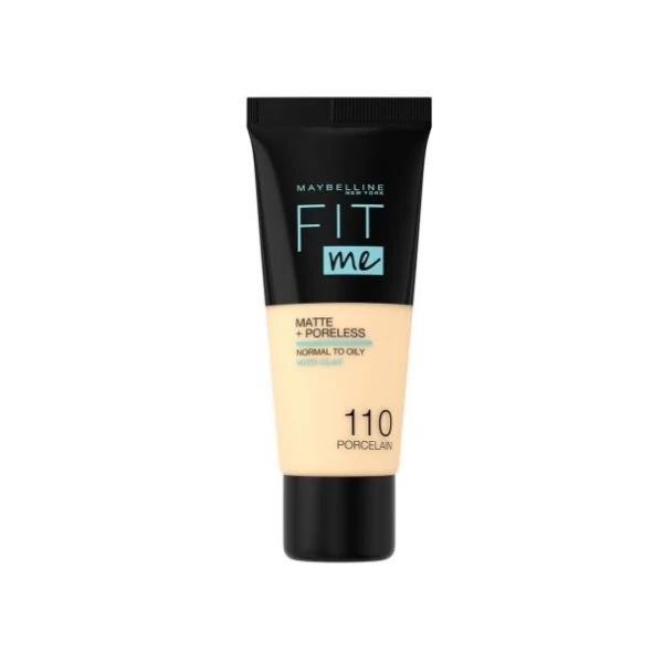 Fond de ten mat Nuanta 110 Porcelain Fit Me, 30 ml, Maybelline - image 2