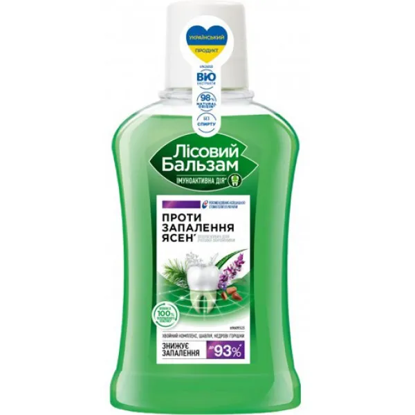 Лесной бальзам Ополаскиватель Кедровые орехи и шалфей 250 мл - image 1