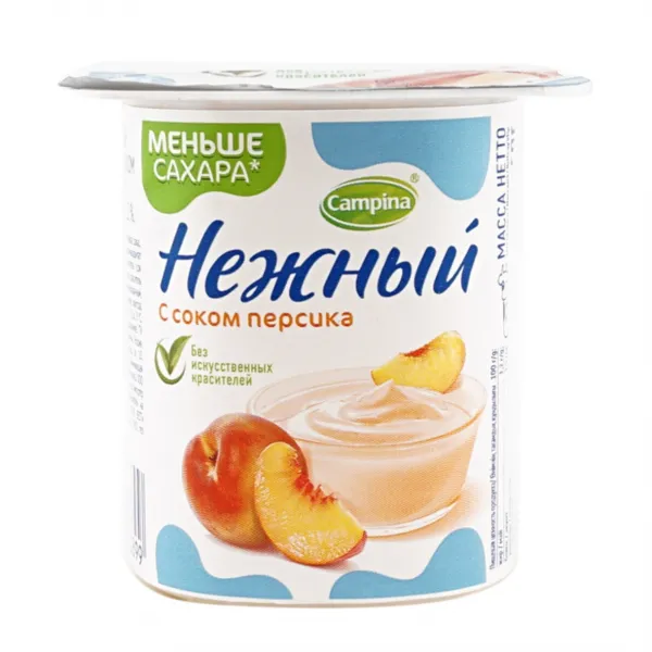 Iaurt Nejnii cremos 5% cu suc de piersici 100 g - image 1