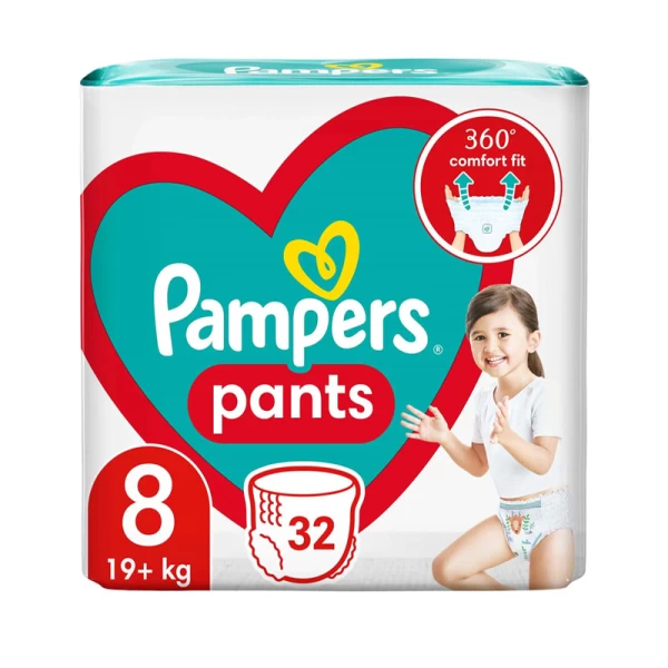 Pampers Chilotei Pants Unisex 8 (19+ kg), 32 buc. - image 1